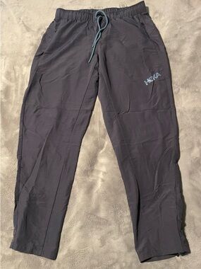 Hoka One One Blue Jogger Pants with Blue Drawcord - Size L